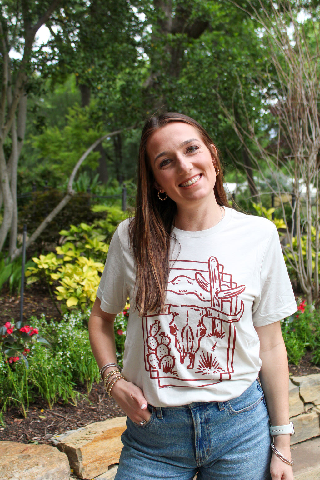 The Western Skull Cactus Graphic Tee