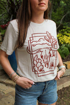 The Western Skull Cactus Graphic Tee