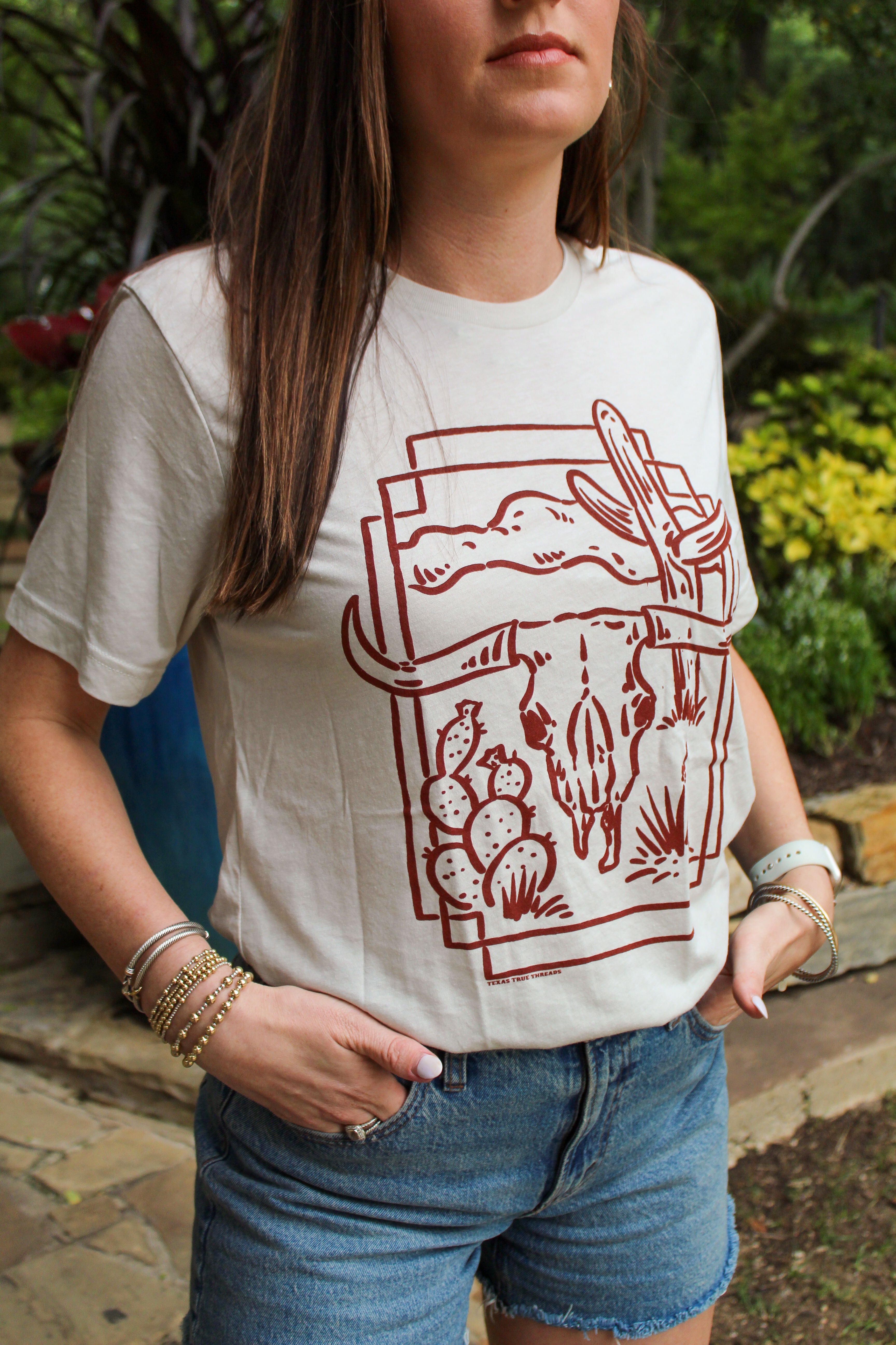 The Western Skull Cactus Graphic Tee