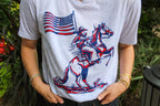 The Patriotic Cowboy Graphic Tee