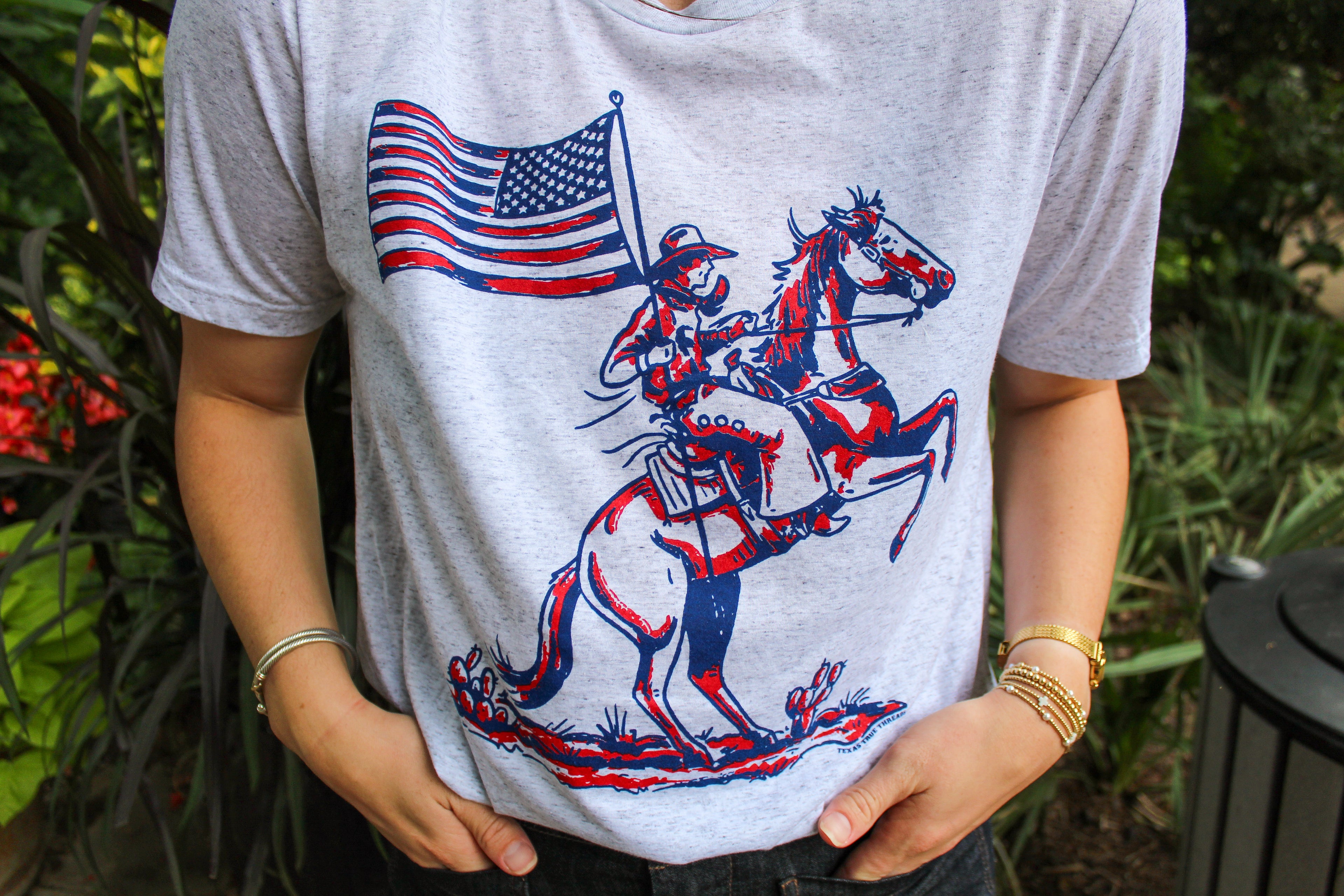 The Patriotic Cowboy Graphic Tee
